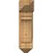 Ekena Millwork Olympic Arts and Crafts Rough Sawn Bracket w/ Offset Brace, Western Red Cedar, 8"W x 18"D x 30"H BKT0806X18X30OLY03RWR - alternate 2